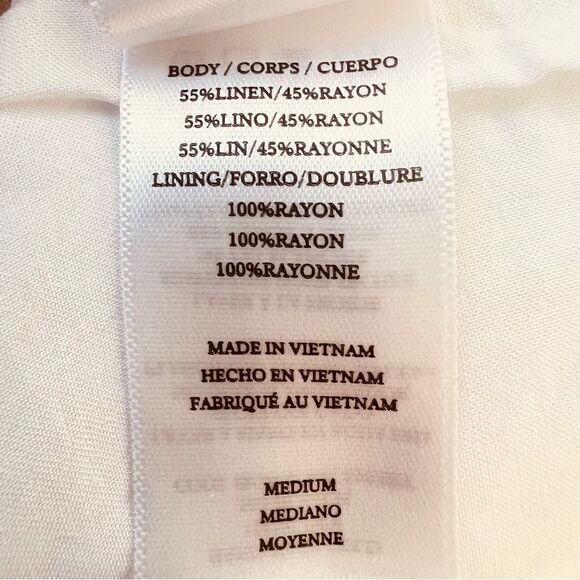 RAILS Sandy Linen Blend Shift‎ Dress, Summer Vacation Airy Dress, Pastel,  NWT - Picture 17 of 17